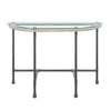 ACME Brantley Clear Glass & Sandy Gray Sofa Table Model LV00437