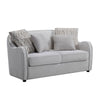 ACME Mahler Beige Linen Loveseat with 4 Pillows Model LV00579