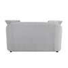 ACME Mahler Beige Linen Loveseat with 4 Pillows Model LV00579