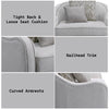 ACME Mahler Beige Linen Chair with 2 Pillows Model LV00580
