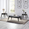 ACME Zemocryss Sintered Stone Top & Dark Brown Coffee Table Model LV00608