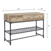 ACME Brantley Oak & Sandy Black Sofa Table Model LV00750