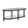 ACME Brantley Oak & Sandy Black Coffee Table Model LV00751