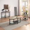 ACME Brantley Oak & Sandy Black Coffee Table Model LV00751