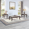ACME Benbek Marble & Antique Oak Coffee Table Model LV00812