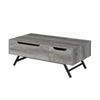 ACME Throm Gray Oak Coffee Table with Lift Top Model LV00832