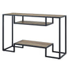 ACME Idella Rustic Oak & Black Sofa Table Model LV00887