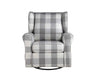 ACME Patli Gray Fabric Swivel Chair with Glider Model LV00922