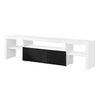 ACME Buck II White & Black High Gloss TV Stand Model LV00998