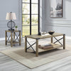 ACME Abiram Rustic Oak Coffee Table Model LV01001