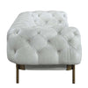 ACME Ragle Vintage White Top Grain Leather Sofa Model LV01021