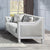 ACME Katia Light Gray Linen & Weathered White Loveseat with 2 Pillows Model LV01050