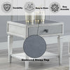 ACME Katia Rustic Gray & Weathered White End Table Model LV01053
