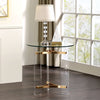 ACME Sosi Gold End Table Model LV01084