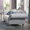 ACME Pelumi Light Gray Linen & Platinum Loveseat with 5 Pillows Model LV01113