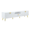 ACME Gaines White High Gloss TV Stand Model LV01138