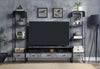ACME Raziela Concrete Gray & Black TV Stand Side Pier Model LV01144