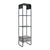ACME Raziela Concrete Gray & Black TV Stand Side Pier Model LV01144