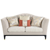 ACME Tayden Beige Velvet Loveseat with 4 Pillows Model LV01156