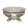ACME Danae Champagne & Gold Coffee Table Model LV01202