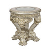 ACME Danae Champagne & Gold End Table Model LV01203