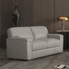 ACME Cornelia Pearl Gray Top Grain Leather Loveseat Model LV01297