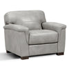 ACME Cornelia Pearl Gray Top Grain Leather Chair Model LV01298