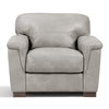 ACME Cornelia Pearl Gray Top Grain Leather Chair Model LV01298