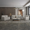 ACME Cornelia Pearl Gray Top Grain Leather Chair Model LV01298