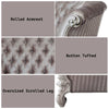 ACME Versailles Ivory Fabric & Bone White Sofa with 7 Pillows Model LV01394