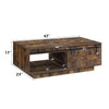 ACME Bellarosa Rustic Oak Coffee Table Model LV01442