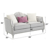 ACME Kasa Beige Linen Loveseat with 3 Pillows Model LV01500