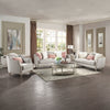 ACME Kasa Sintered Stone & Champagne End Table Model LV01503