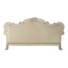 ACME Dresden Synthetic Leather & Bone White Sofa with 4 Pillows Model LV01688