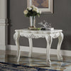 ACME Dresden Bone White End Table Model LV01692
