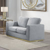 ACME Valin Gray Linen Loveseat Model LV01745