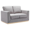 ACME Valin Gray Linen Loveseat Model LV01745