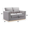 ACME Valin Gray Linen Loveseat Model LV01745