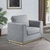 ACME Valin Gray Linen Chair Model LV01746