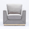 ACME Valin Gray Linen Chair Model LV01746