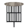 ACME Zudora Antique Oak & Black End Table Model LV01752