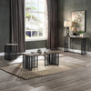 ACME Zudora Antique Oak & Black End Table Model LV01752