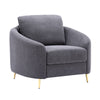 ACME Yuina Gray Linen Chair Model LV01773