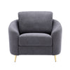 ACME Yuina Gray Linen Chair Model LV01773
