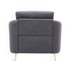 ACME Yuina Gray Linen Chair Model LV01773