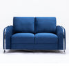 ACME Wenona Blue Velvet Loveseat Model LV01775
