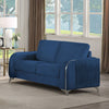 ACME Wenona Blue Velvet Loveseat Model LV01775