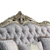 ACME Miliani Fabric & Antique Bronze Sofa with 5 Pillows Model LV01780