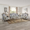 ACME Miliani Fabric & Antique Bronze Sofa with 5 Pillows Model LV01780