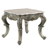 ACME Miliani Natural Marble & Antique Bronze End Table Model LV01784